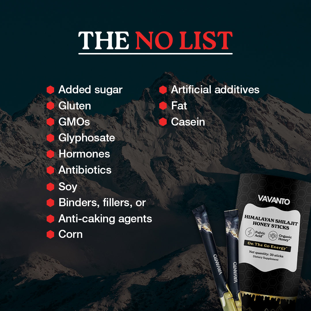 Himalayan Shilajit Honey Sticks Free