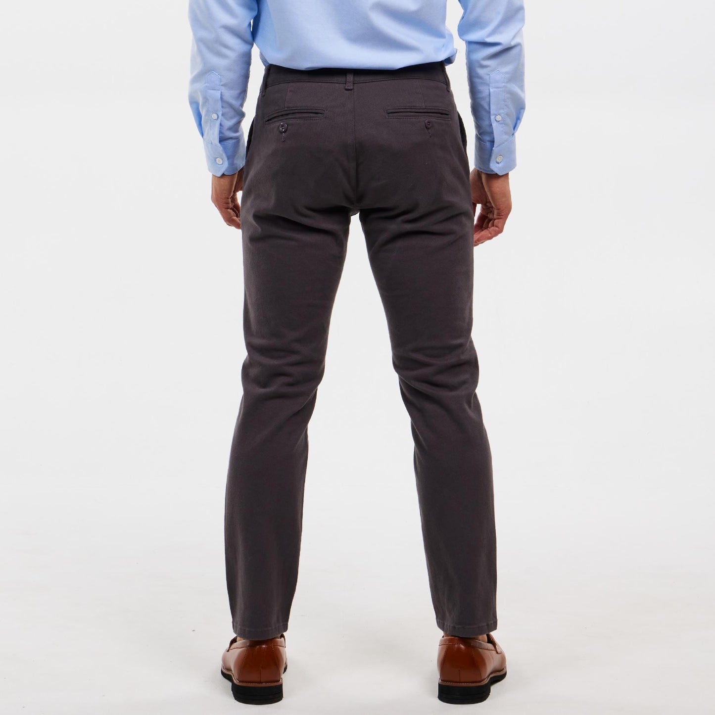 Charcoal Washed Stretch Chino