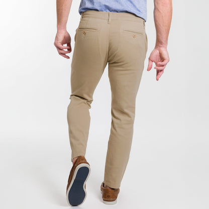 Khaki Lightweight Stretch Chino