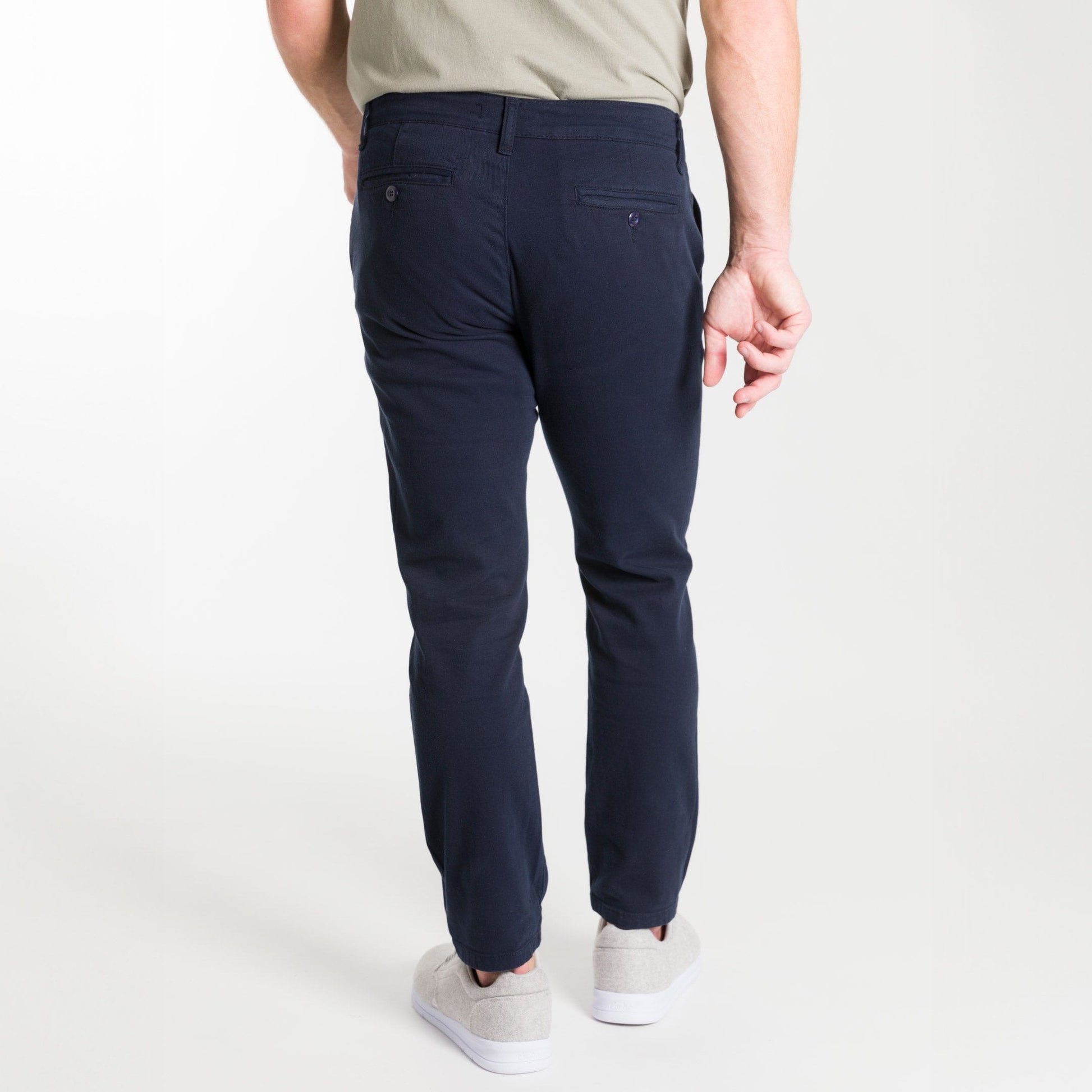 Navy Lightweight Stretch Chino