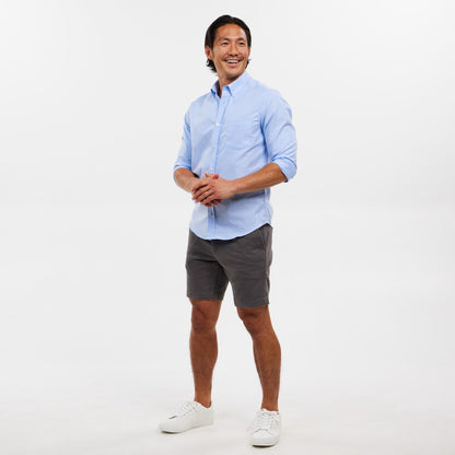 Black Sand Stretch Washed Chino Short