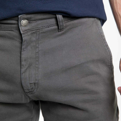 Charcoal Lightweight Stretch Chino Short