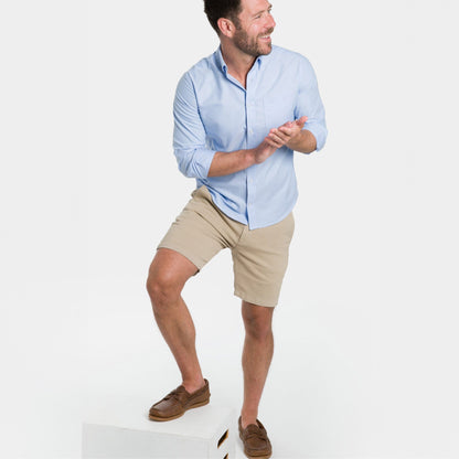 Classic Khaki Stretch Washed Chino Short