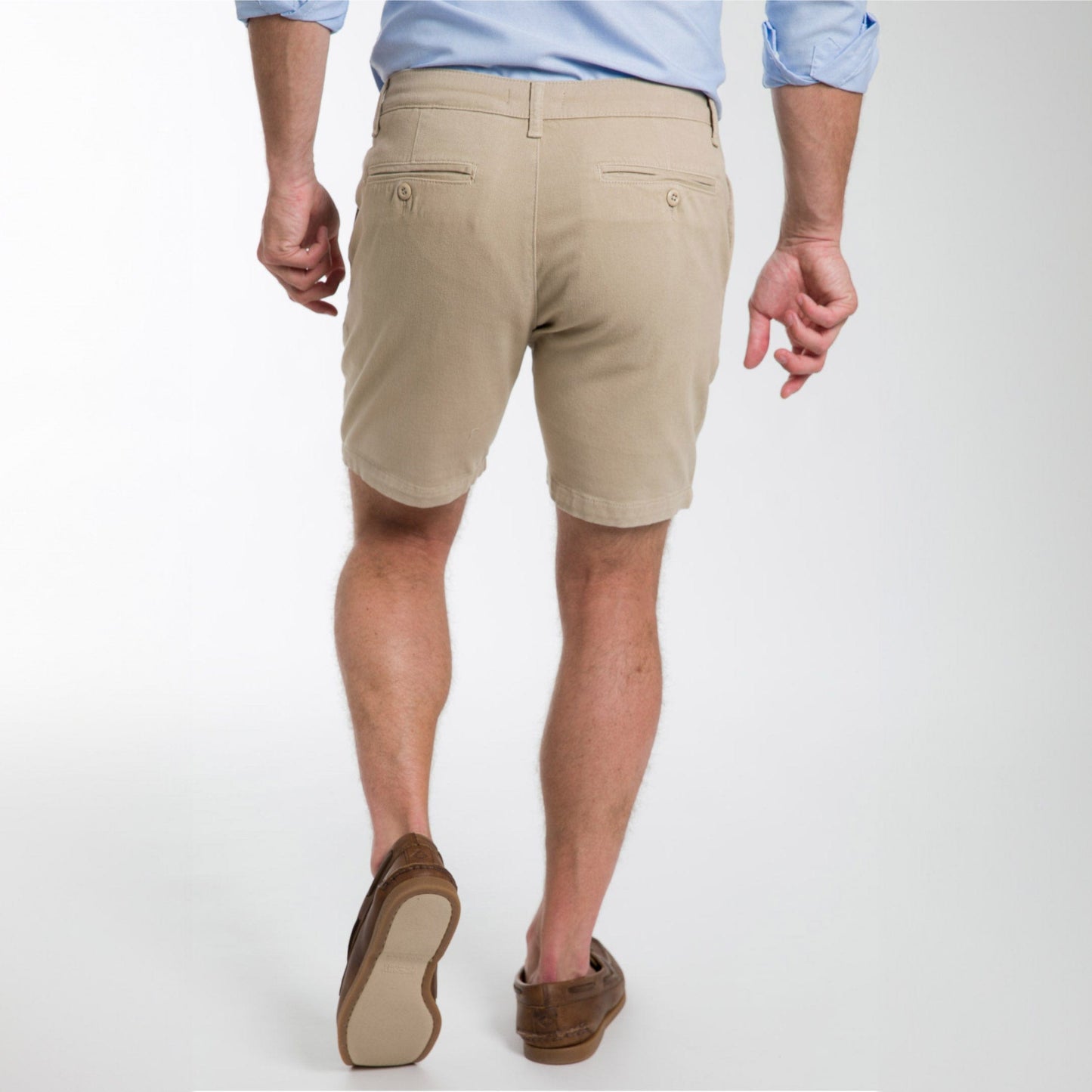 Classic Khaki Stretch Washed Chino Short