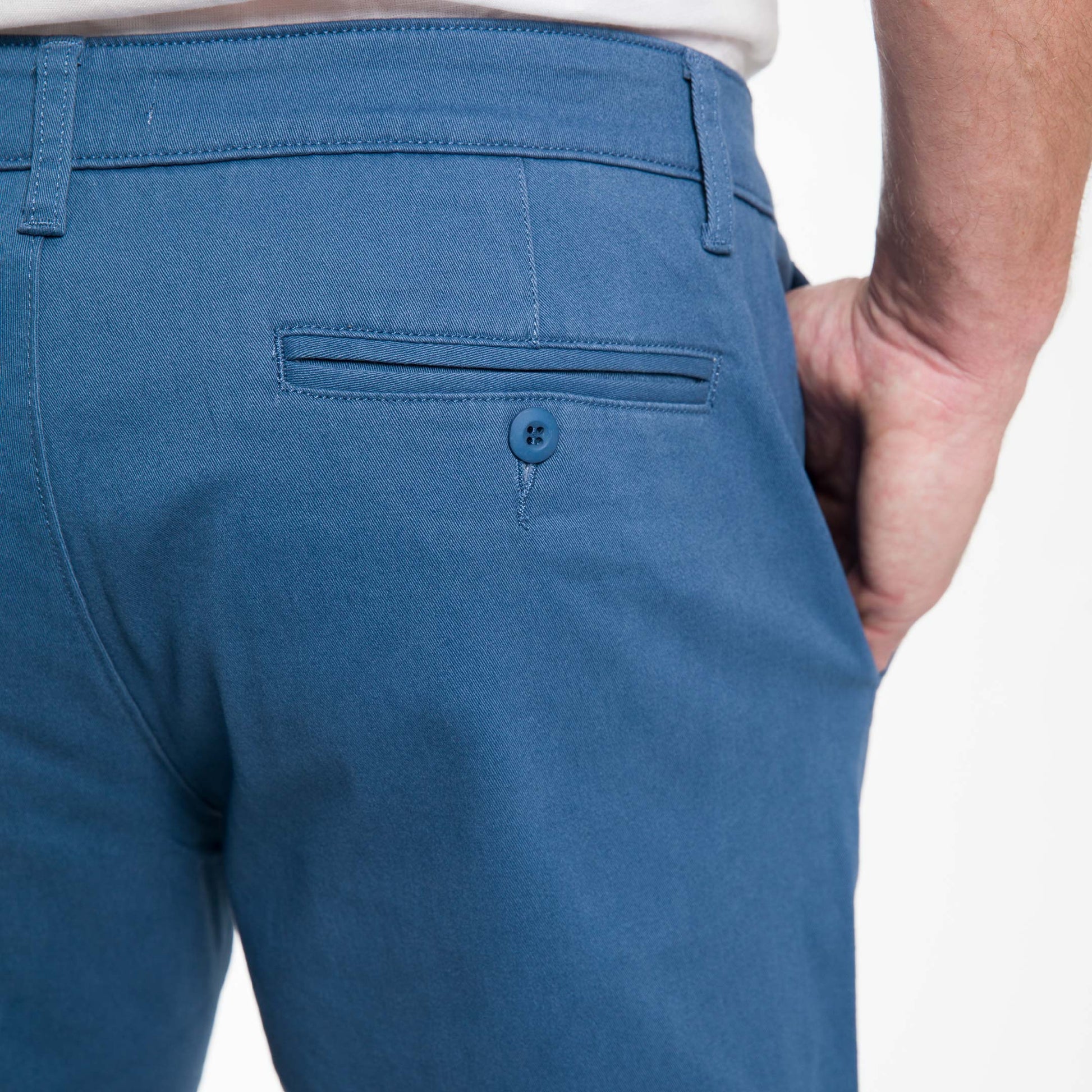 Dark Blue Lightweight Stretch Chino Short