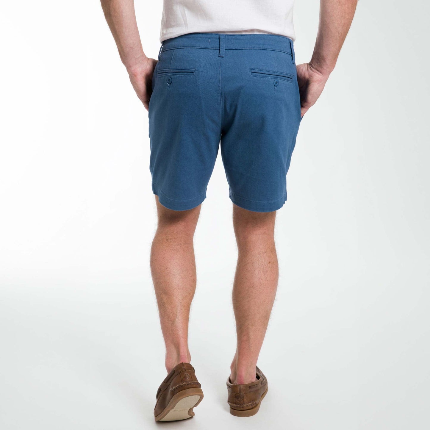 Dark Blue Lightweight Stretch Chino Short