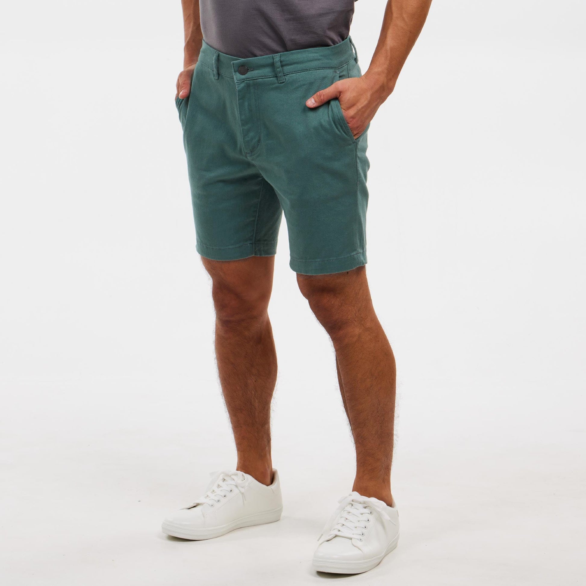 Silver Pine Lightweight Stretch Chino Short