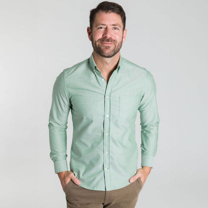 Faded Fern Oxford Wrinkle Free Shirt