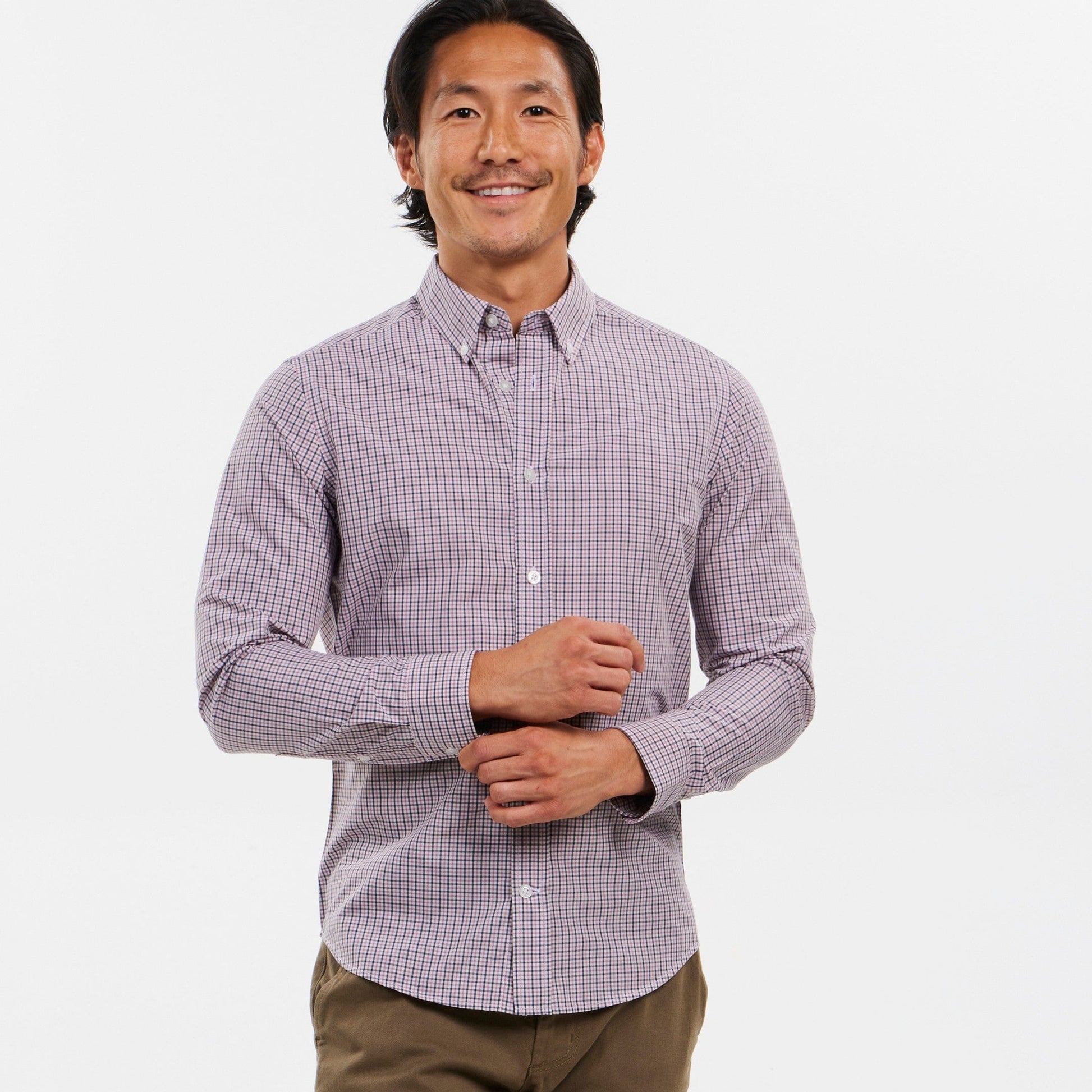 Vineyard Plaid Wrinkle Free Shirt