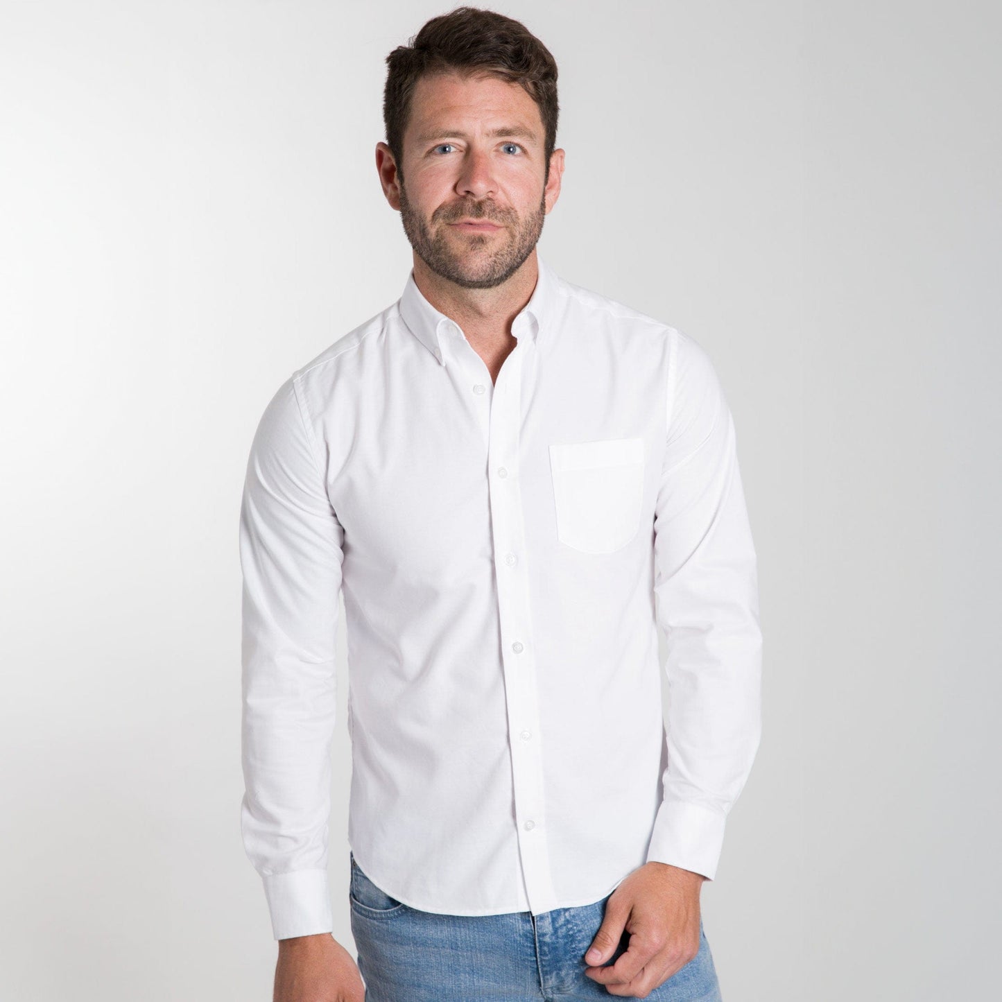 White Oxford Wrinkle Free Shirt