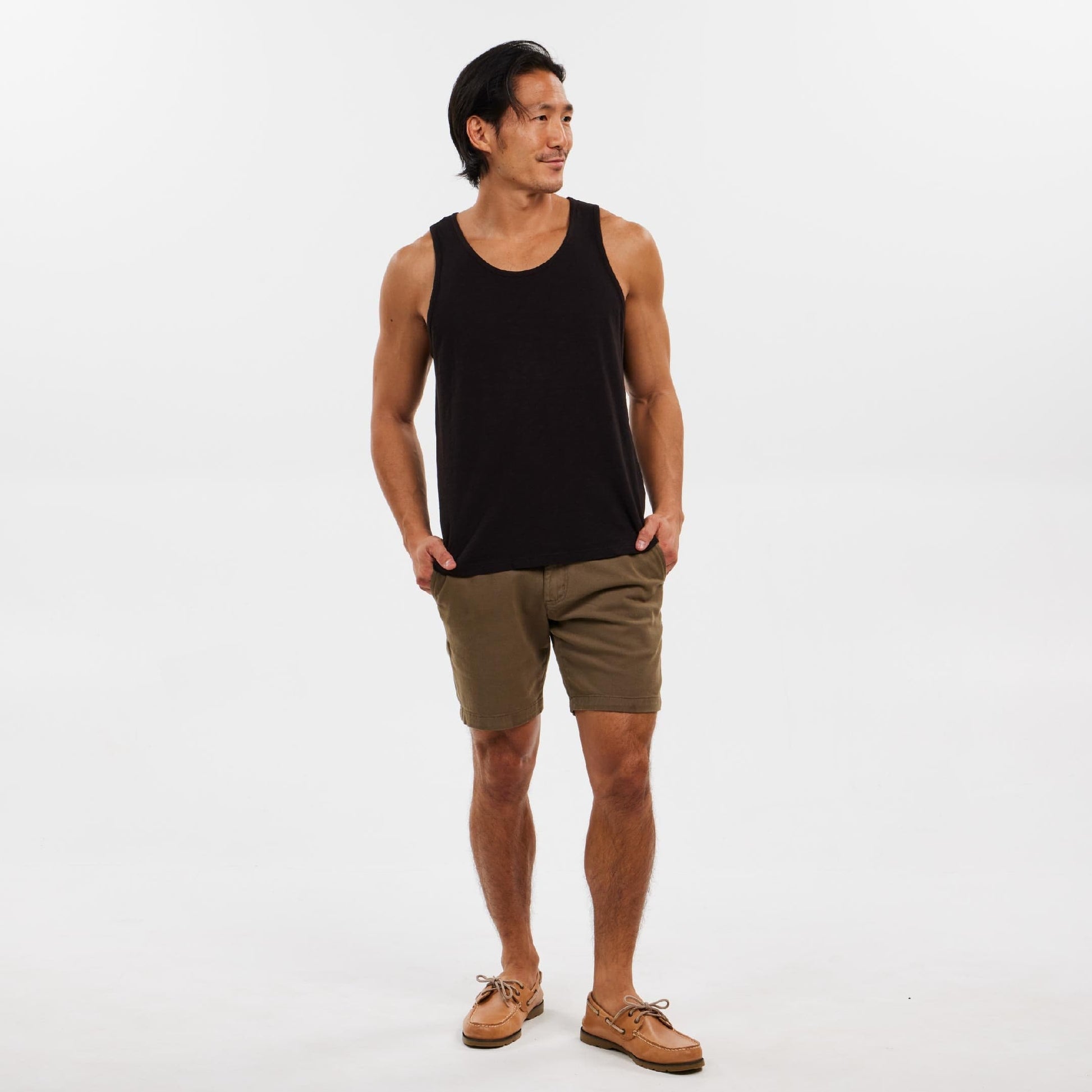 Washed Black Lightweight Tank