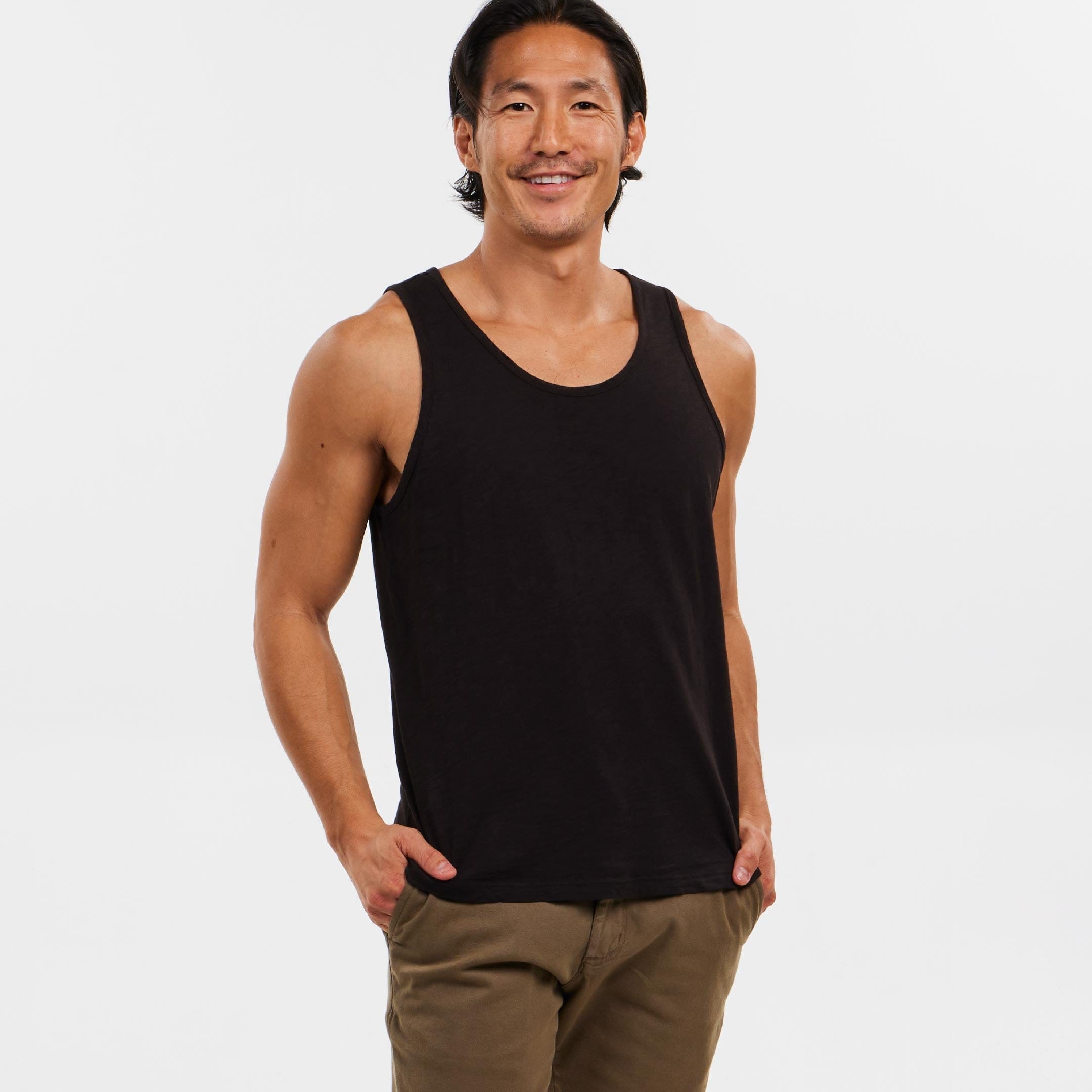 Washed Black Lightweight Tank