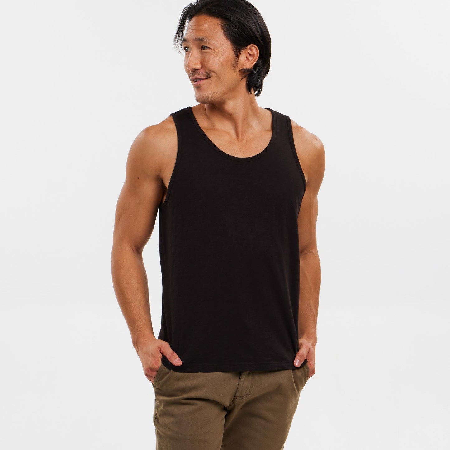 Washed Black Lightweight Tank