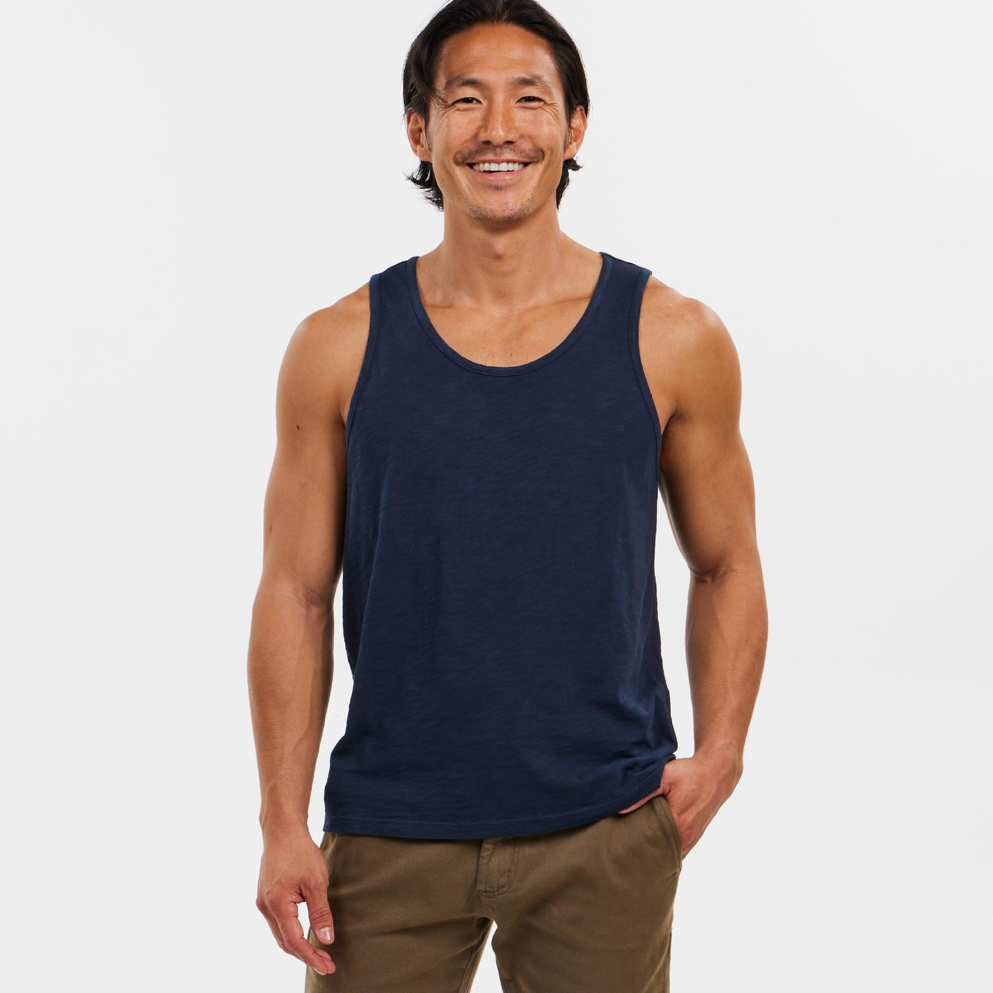 Washed Navy Lightweight Tank