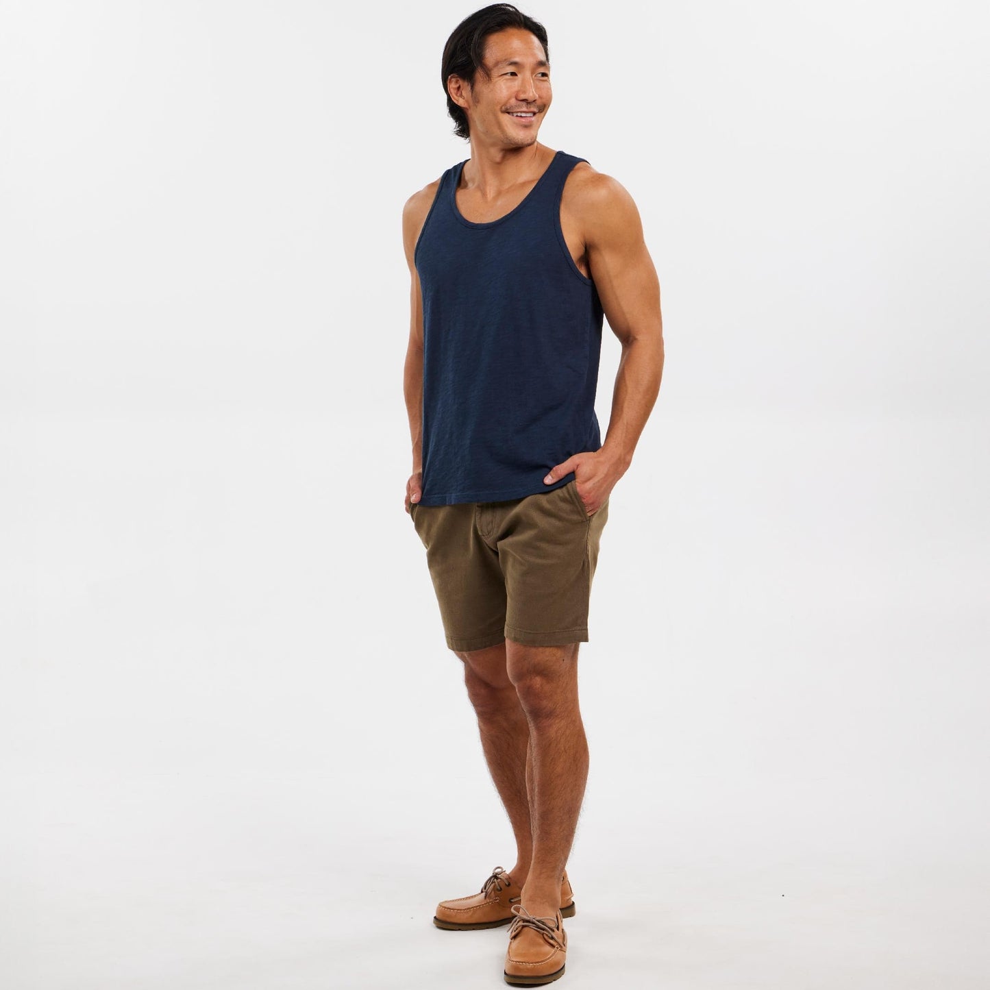 Washed Navy Lightweight Tank