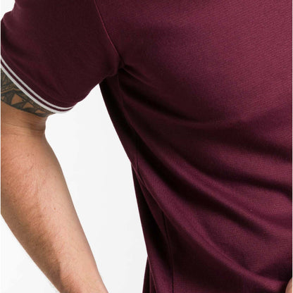 Burgundy Micro Pique Polo