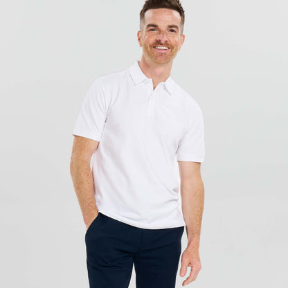 White Pique Daily Polo