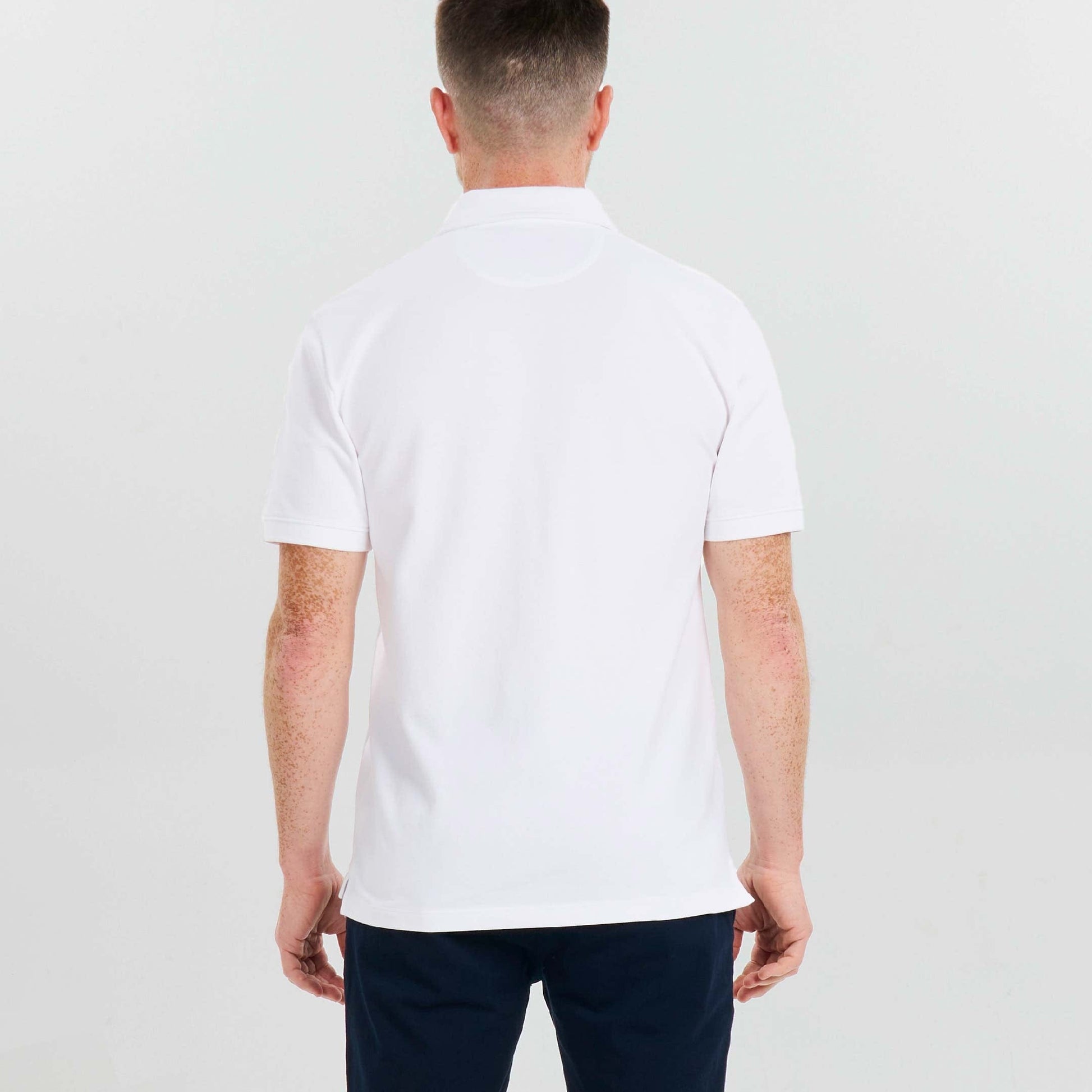 White Pique Daily Polo