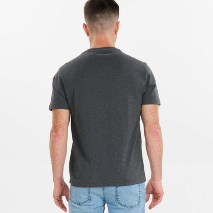 Heather Charcoal Luxury Soft Touch Crew Neck Tee