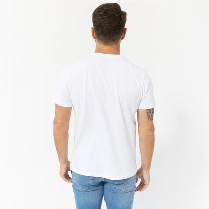 White Pima Cotton Crew Neck Tee