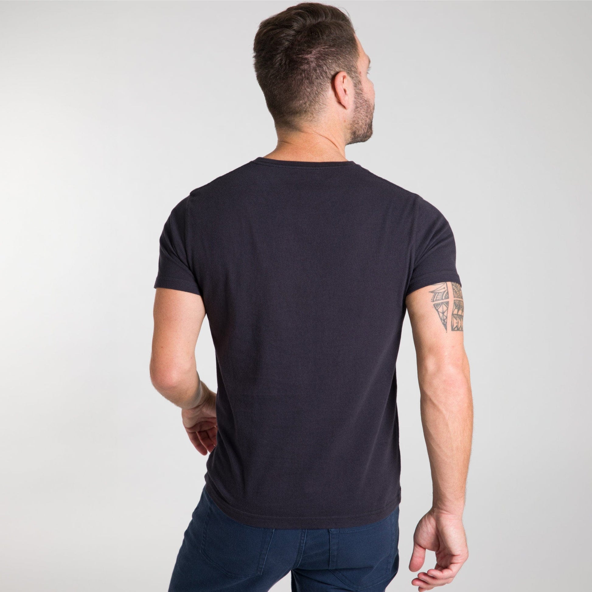 Black V-Neck Tee