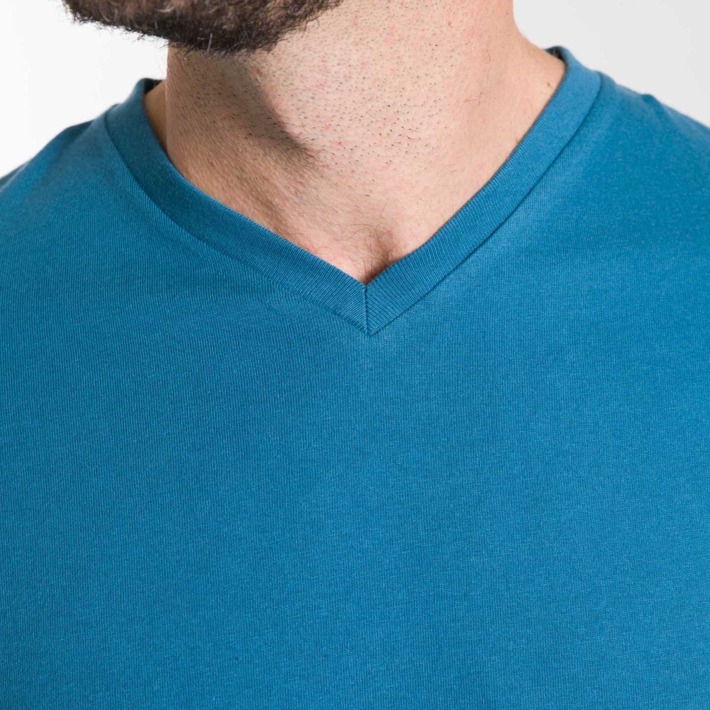 Blue V-Neck Tee