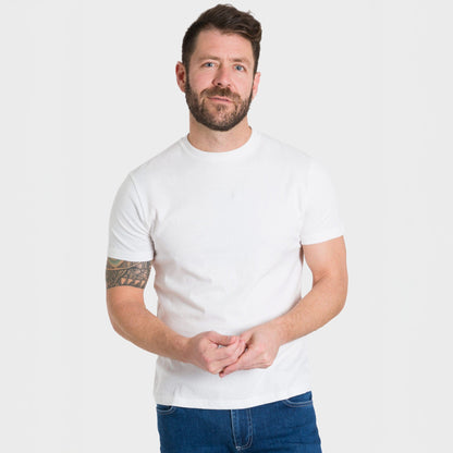 White Crew Neck Tee