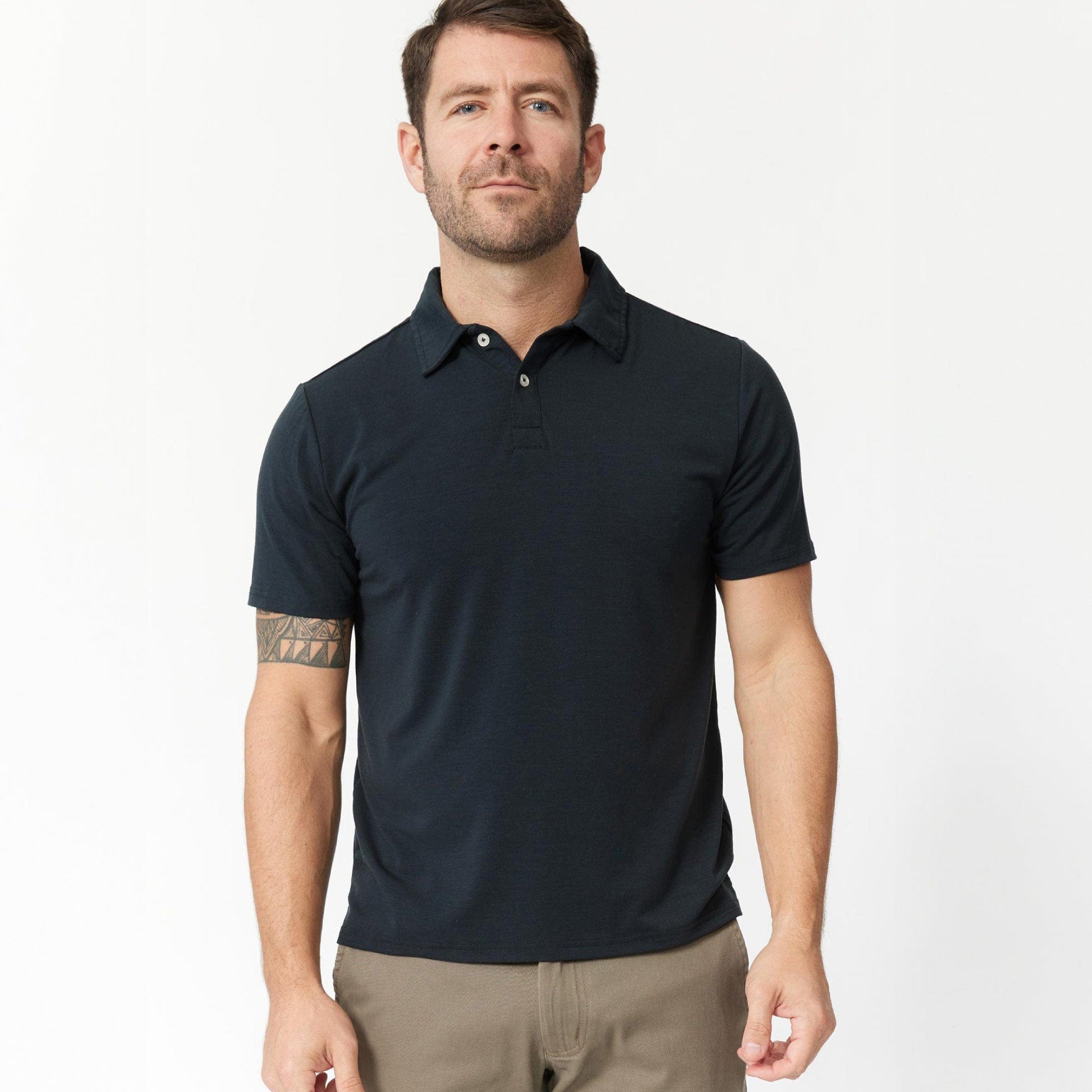 Charcoal Tech Polo