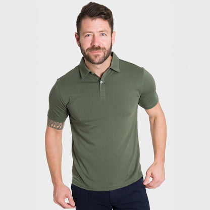 Dark Green Tech Polo