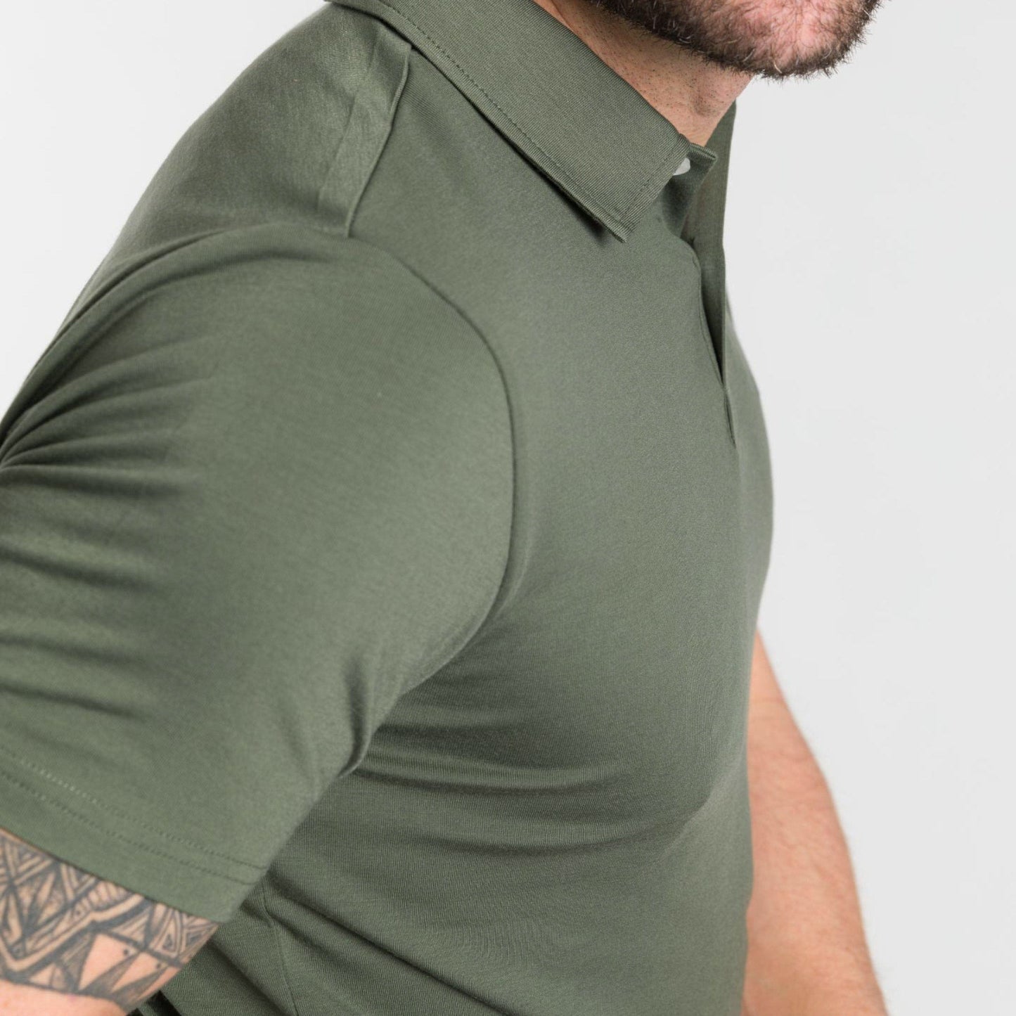 Dark Green Tech Polo