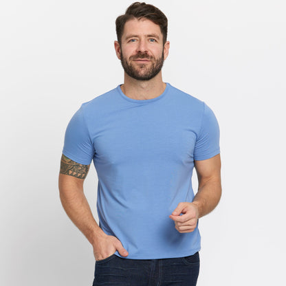 Blue Hybrid Tee