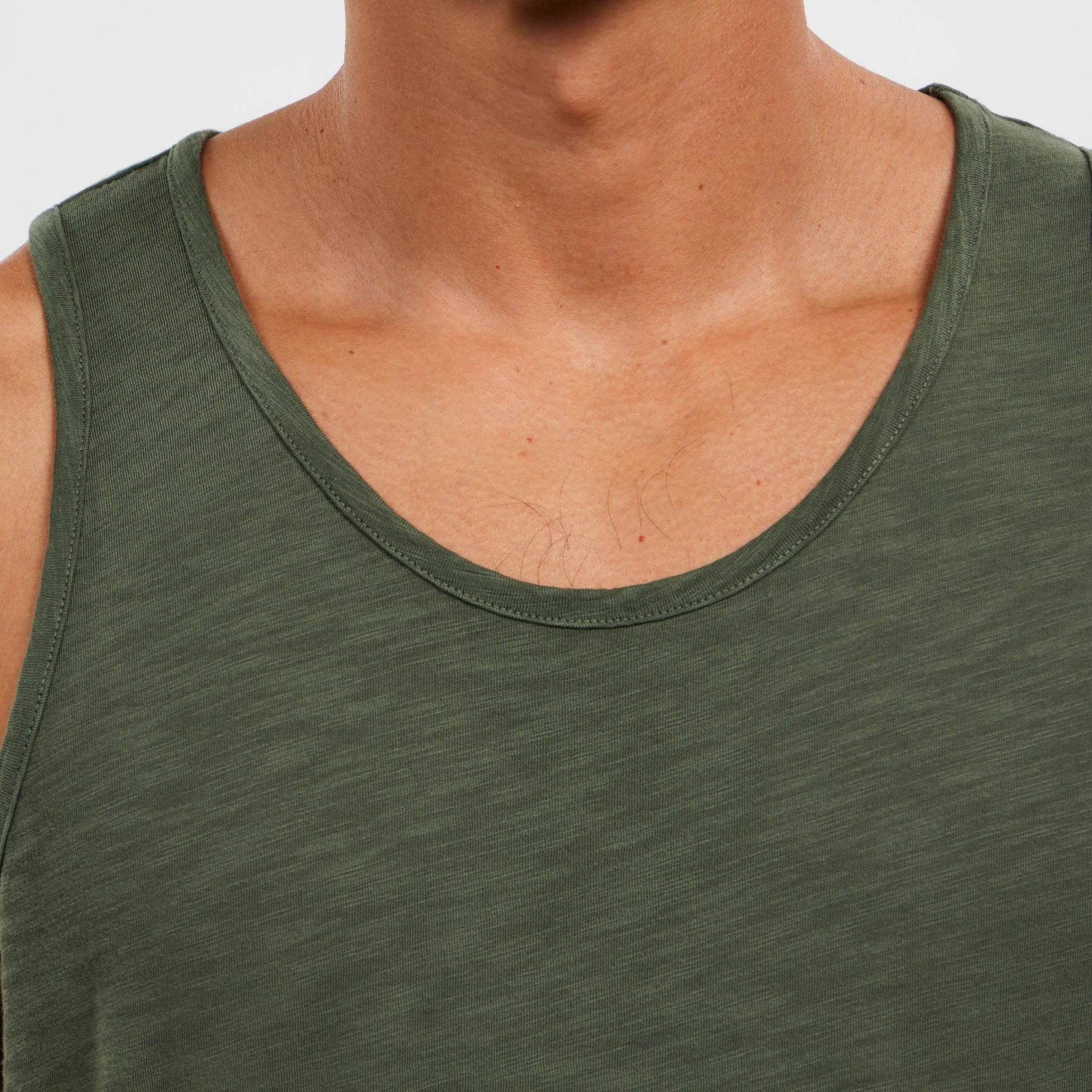 Washed Green Lightweight Tank