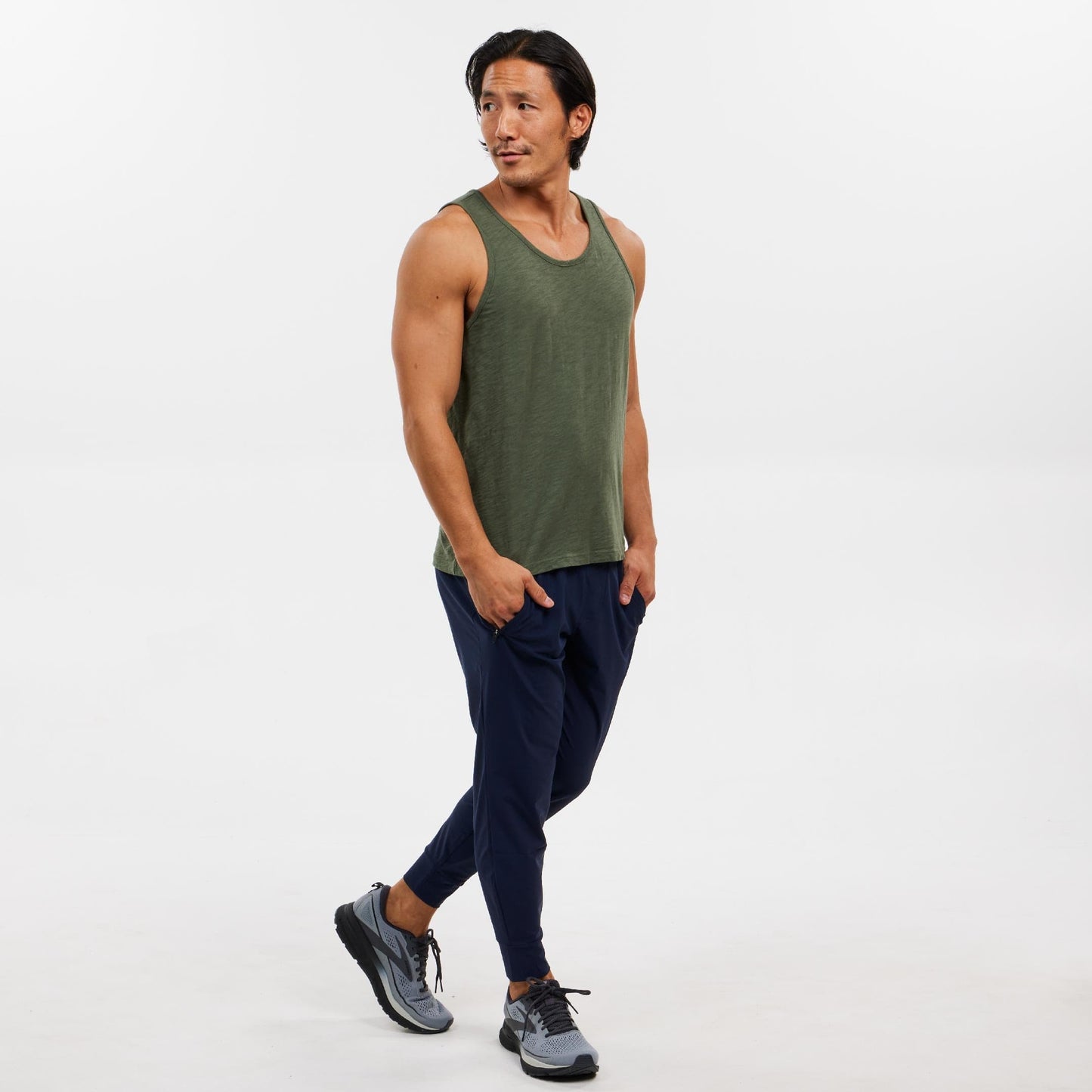 Washed Green Lightweight Tank